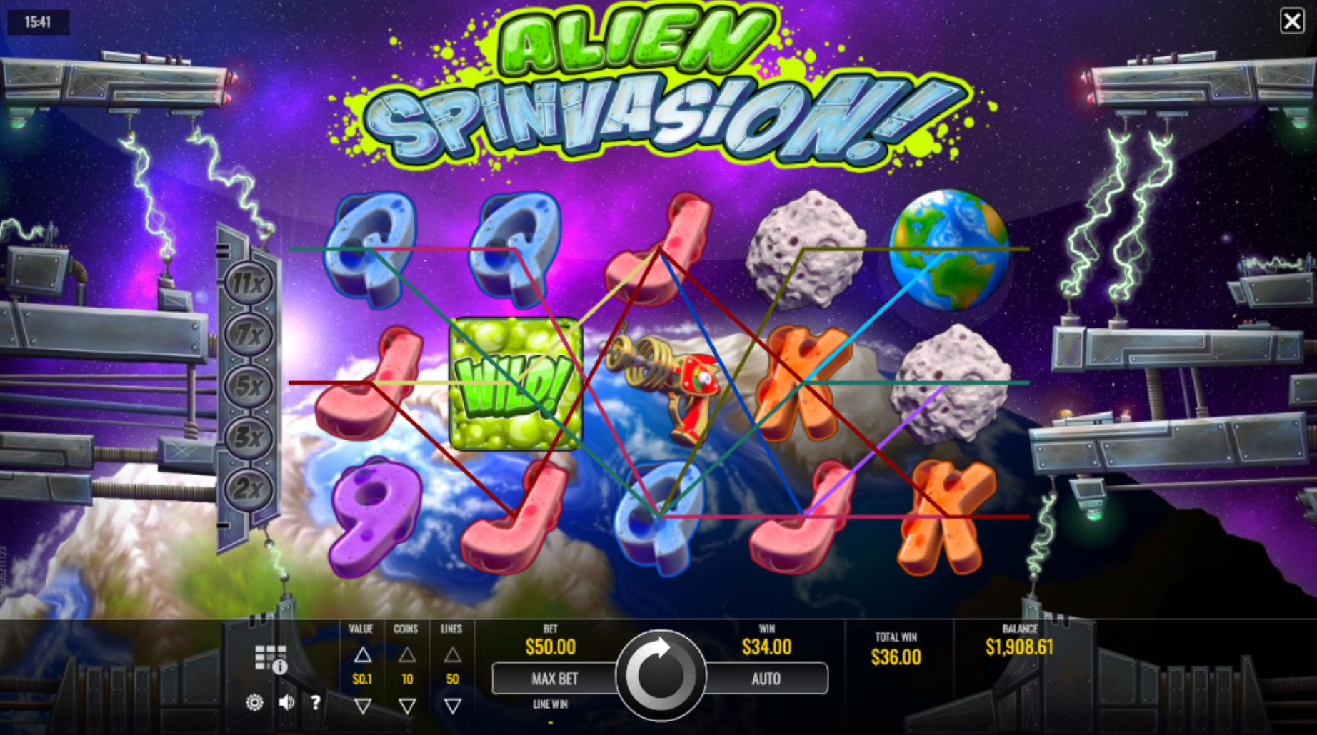 Alien Spinvasion slot